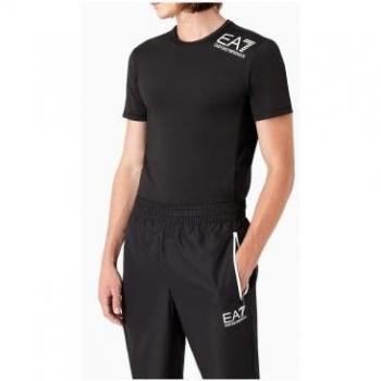 Camiseta EA7 outlet Vigor7 negra hombre 3XL