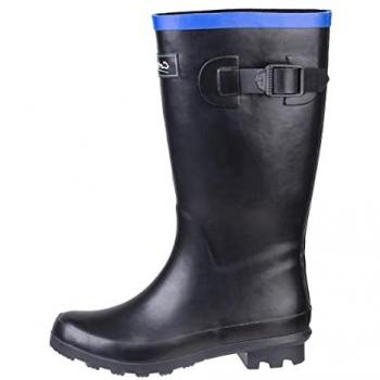 Stivali in gomma Cotswold Fairweather color Nera/Blù unisex bambino