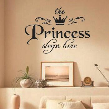 Princess Nap Zone Wall Sticker for Baby Girls
