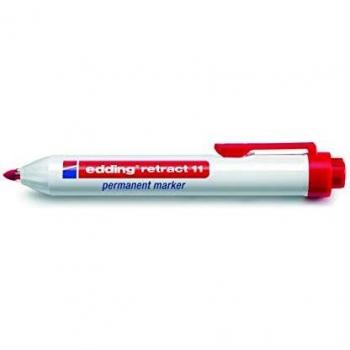 Edding retract 11 Permanentm. rot Rundspitze 1,5-3 mm ohne Kappe