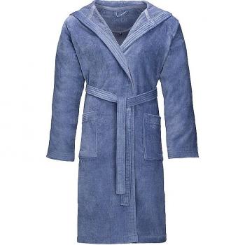 Peignoir Vossen Texas en Coton Bleu Taille L