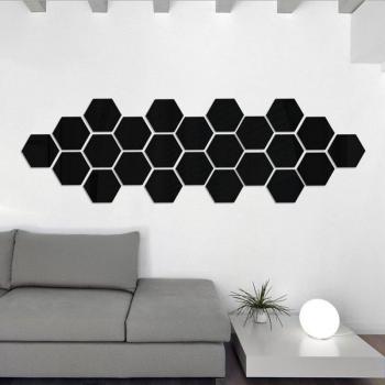 Decoración de Pared con Pegatinas de Plumas Acrílicas