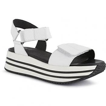 Sandali Geox Kency bianco e nero 37