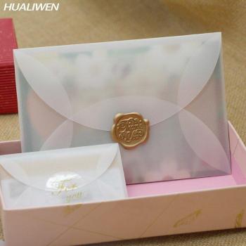 20pcs Semi-Transparent Acid-Free Paper Envelopes for Card Storage