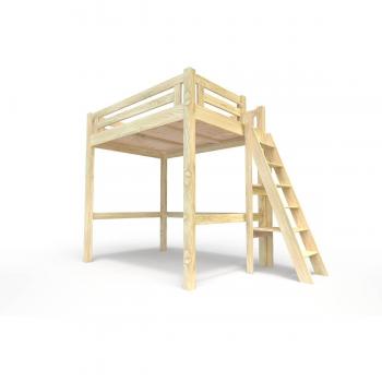 Lit Mezzanine adulte Alpage 120x200 hauteur ajustable
