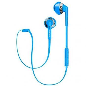 Philips SHB 5250BL In-Ear Kopfhörer mit Bluetooth und Mikrofon