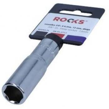 Rooks 3/8 Drive Long Socket, 6-Point, 13 mm