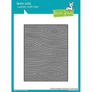 Lawn Fawn Stitched Woodgrain Backdrop