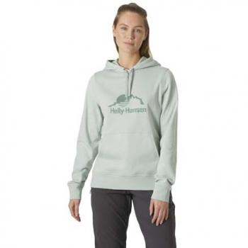 Sudadera con Capucha Helly Hansen Nord Graphic Mujer Verde Mist S
