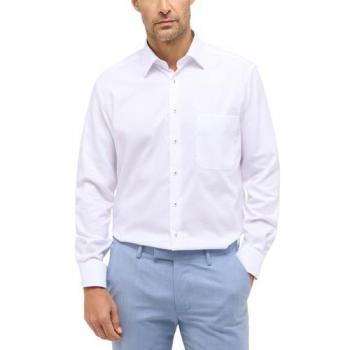Eterna Comfort Fit Business-Hemd Kentkragen, Größe 46, Weiß
