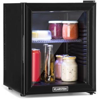 Mini Frigo Brooklyn 32 L – Compartiments vitrés LED, Noir