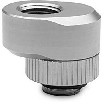 EK-Quantum Torque Rotary Fitting with 7mm Offset and Satin Titanium Finish from EK Water Blocks