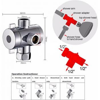 Faucet Diverter Valve for Kitchen Sink