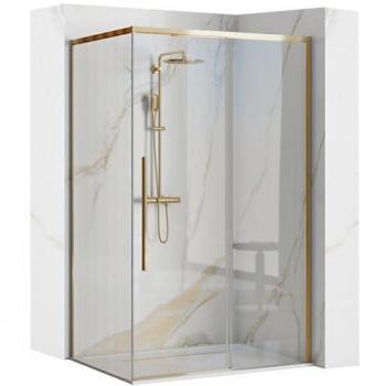 Cabina Doccia Solar Oro 80x100 – Lussuoso e Sostenibile