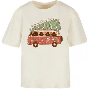 T-Shirt F4NT4STIC Weihnachts-Camper Oversize Damen