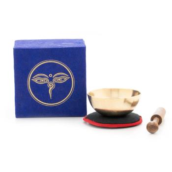 Buddha-Augen Klangschalen-Set mini in blauer Verpackung