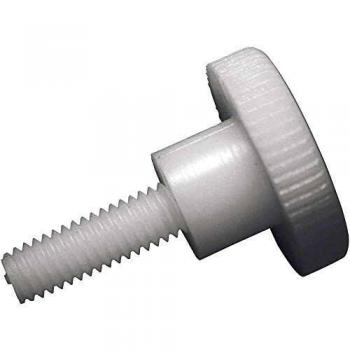 Vis moletée plastique M4 10 mm 10 pcs