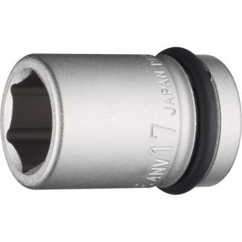 TONE 4‑Bolt Impact Socket – 17 mm, 12.7 mm Across Flats (½″ Drive Angle)