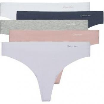 Set de 5 Strings Calvin Klein – Thongs multicolores, EU M / XS femmes