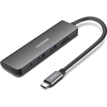 Thunderbolt 3 USB‑C Hub – 4K HDMI, Dual Card Reader, 3.0 USB Ports, PD Charging