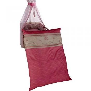 Roba Bettset 4-teilig für Babybett 'Glücksengel rosa'