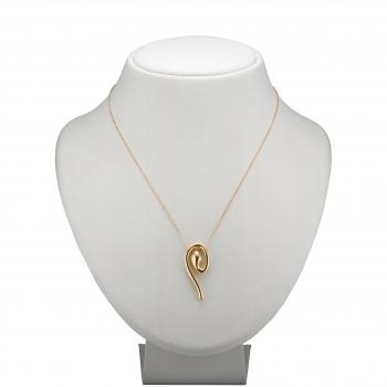 Feminines Schlangen‑Collier in Gold – Diemer