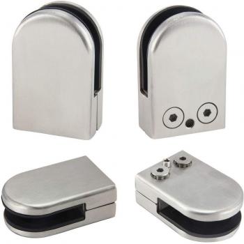 Ajuste Redondo Inoxidado – Soporte de Vidrio 10 a 15 mm