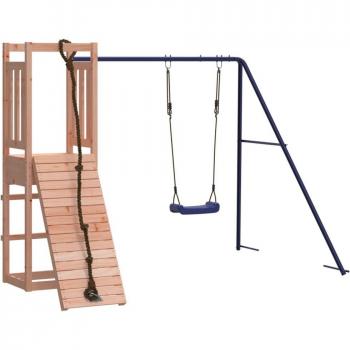 Aire de jeux pour enfants avec toboggan et balançoires