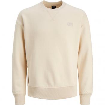 Jack & Jones Sweatshirt Jcoclassic Twill Beige Relaxed Fit XL