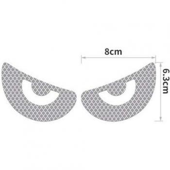 2PCS 3M Cartoon Eyes Reflective Stickers for Car Safety