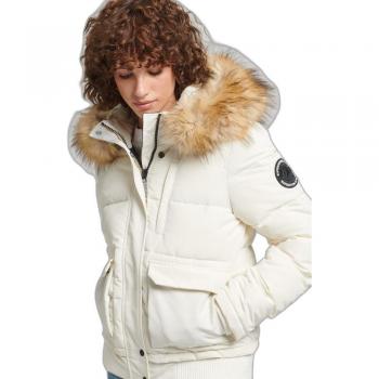 Superdry Giacca Bomber Donna Everest Bianco M