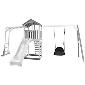 Grande Maison enfant extérieur AXI en gris et blanc