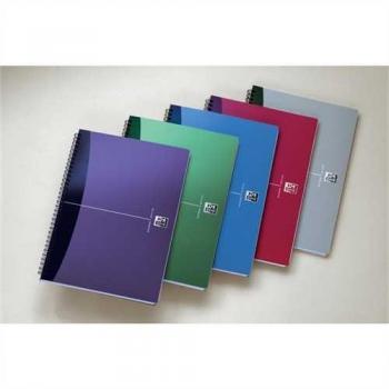Oxford Poly Opaque Wirebound Notebook A5 Assorted (5 Pack)