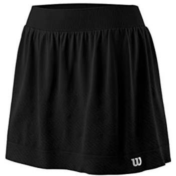 Wilson Power Seamless 12.5 II Damen Tennisrock schwarz L