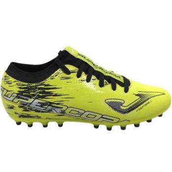 Botas Joma Supercopa 23 AG césped artificial amarillo flúor negro