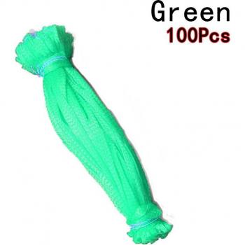 Mehrzweck-Gittertüten aus gewebtem Nylon für Obst und Gemüse, 100er Packung, robuste Einkaufstasche