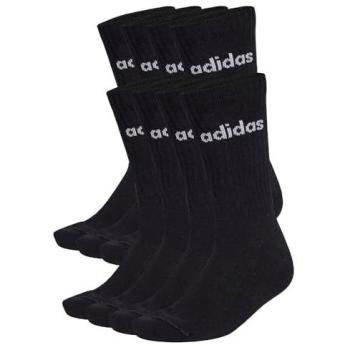 Adidas Linear Sports Socks – 10‑Pack for Men/Women (Black)