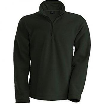 Kariban Enzo Fleece with Zip Neck XL Dark Grey