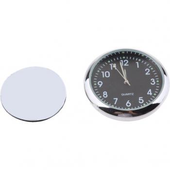 Stick-On Mini Quartz Clock for Vehicles