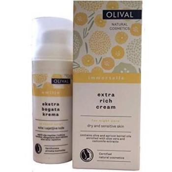 Olival Immortelle Night Hydrating Cream for Sensitive and Dry Skin, 50 ml