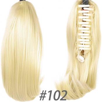 Manwei Capillaires Synthétiques – Courte longueur lisse, brun foncé, noir