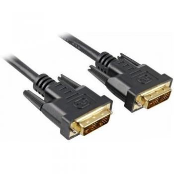 Sharkoon cavo DVI-D 5m (18+1) Nero