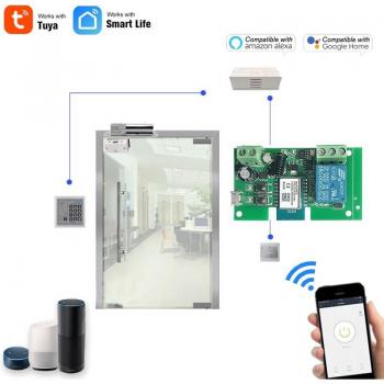 Smart Switch Tuya Life DC5V WiFi, 12-32V, Inching, RF433, Control Remoto, Compatible Alexa/Google Home