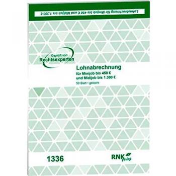Rnk Lohnabrechnungblock Minijobs