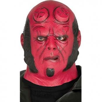 Máscara de látex Demonio Rojo