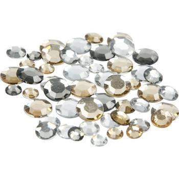 DazzleDeck 360 – Mixed Metal Rhinestone Adhesives (6–12 mm)
