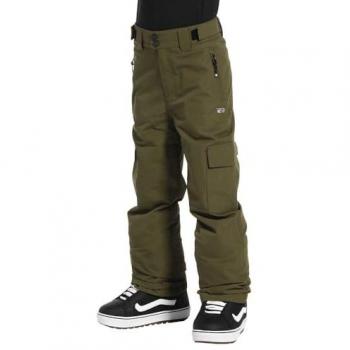 Pantalones Rehall Edge-R infantiles verde y marrón kaki 152 cm