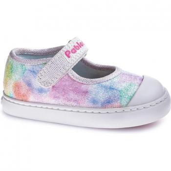 Zapatillas de Marcha Pablosky Niña Plata 22 Sintético