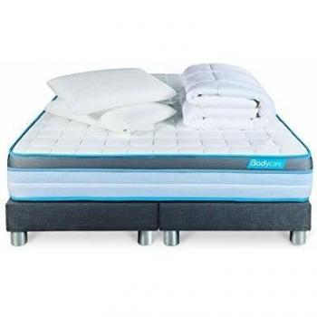 Kit de confort Perform 180x200 Mousse à mémoire de forme ProfiZone 5 zones ultra épaisseur + Couette + 2 oreillers