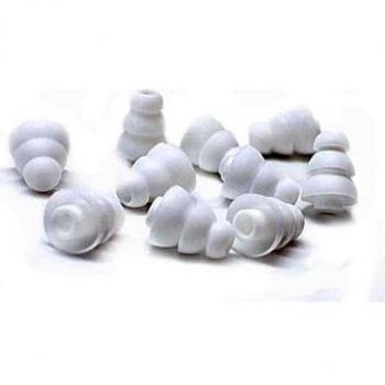 Écouteurs Intra-Auriculaires Xcessor – Triple Flange en Silicone – Blanc, 4 Paires